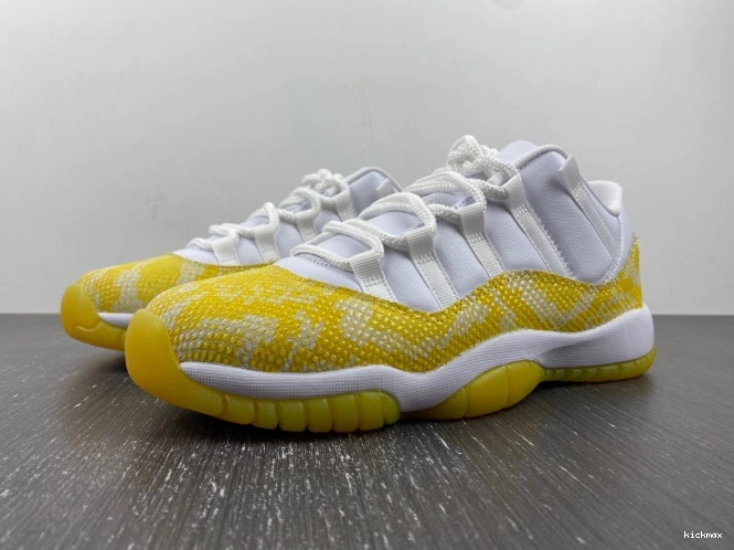 Jordan Air Low Snakeskin AH7860-107 Yellow 11 WMNS 0720